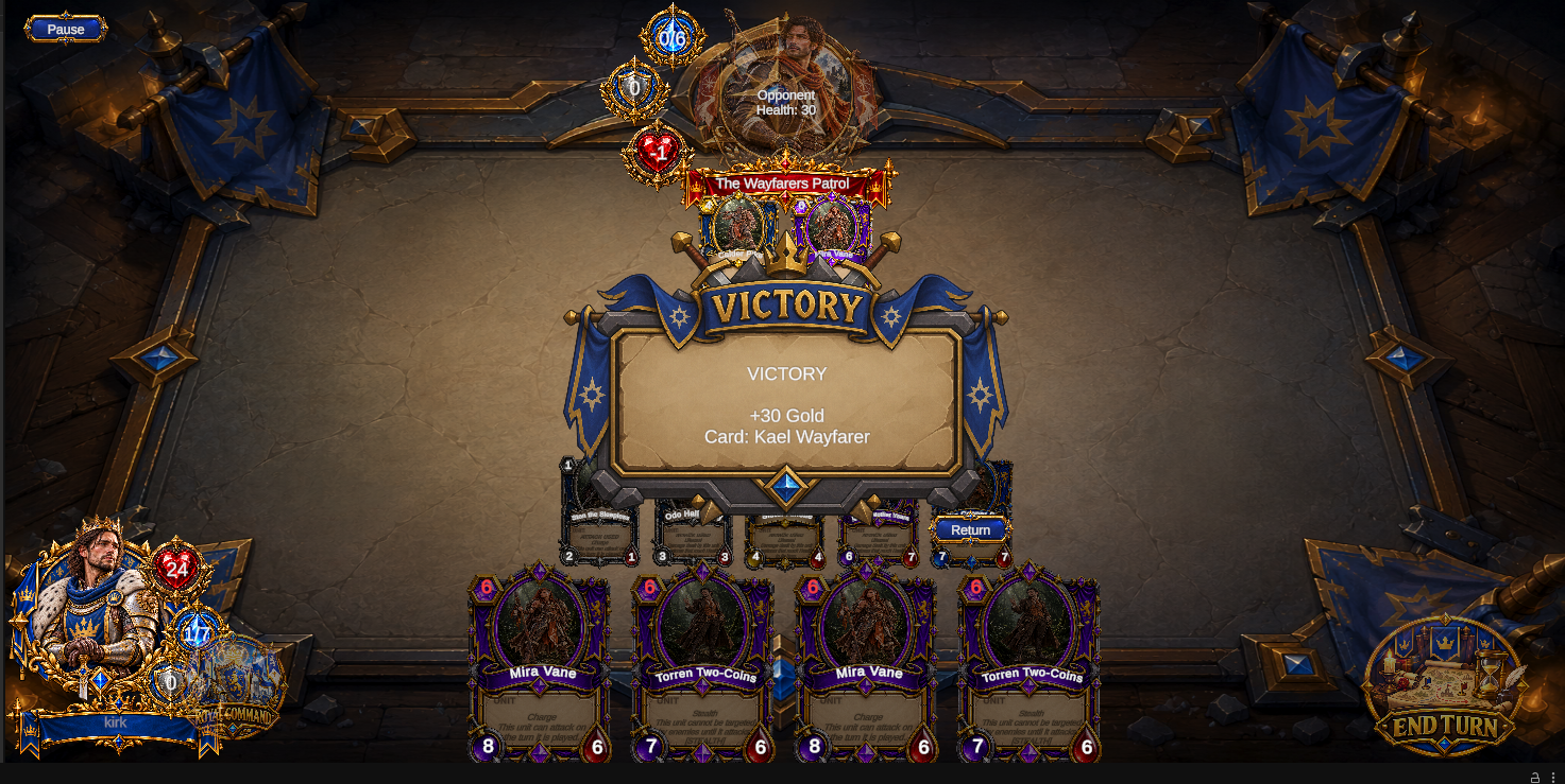 Ashenfell Dungeons and Decks gameplay
